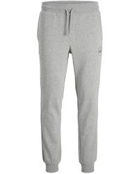 Jack & Jones - Regular Fit Cotton Made Sweatpants With Ribbed Cuffs - Lyst