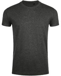 Sol's - Imperial Slim Fit T-Shirt Met Korte Mouwen Mergel) - Lyst