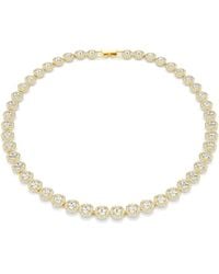 Swarovski - Angelica Tennis Choker Necklace - Lyst