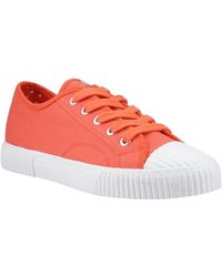 Hush Puppies - Freya Canvas Textil Damen Sneaker - Lyst