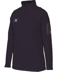 Gilbert - Zip Neck Raglan Sleeve Fleece Sweatshirt - Lyst