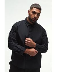 BoohooMAN - Plus Oversized Fit Oxford Shirt - Lyst
