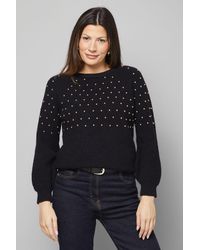 Wallis - Stud Embellished Jumper - Lyst
