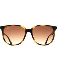 Ray-Ban - Square Havana Gradient Rb4378 - Lyst