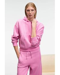 Grimelange - Plain Hooded Pocket Sweatshirt - Lyst