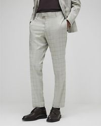 River Island - Suit Trousers Skinny Fit Stretch Check - Lyst