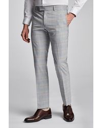 Antique Rogue - Pale Putty Check Trousers - Lyst