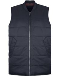Ben Sherman - Gewatteerd Zwart Gilet - Lyst