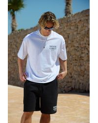 BoohooMAN - Oversized Monte Carlo T-Shirt & Baggy Short Set - Lyst