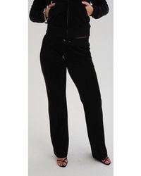 Juicy Couture - Del Ray Polyester Zwarte Joggingbroek - Lyst