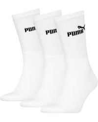 PUMA - Volwassen Bemanningsleden Sokken (pakket Van 3) (wit) - Lyst