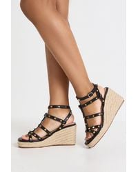 Boohoo - Gladiator Studded Wedges - Lyst