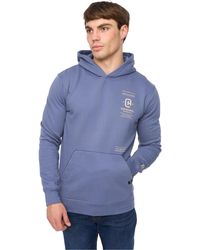 Crosshatch - Jamolat Hoodie (Denim) - Lyst
