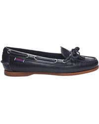 Sebago - Ladies Nina Waxed Leather Bala Moccasin /Gum) - Lyst
