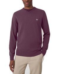 Crew - Jumper V Neck Long Sleeve Regular Fit Lightweight Knit Sweat - Lyst
