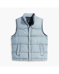 Levi's - Western Puff Gilet - Lyst