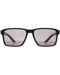 Prada - Rectangle Rubber Dark Polarized Ps05Ys - Lyst