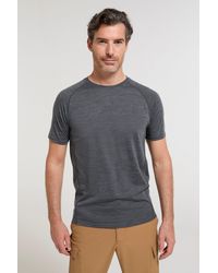 Mountain Warehouse - 'Summit' Merino Baselayer T-Shirt Casual Short Sleeve Crew Neck Tee Top - Lyst