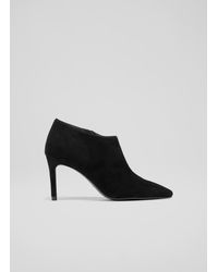 LK Bennett - Elle Suede Shoe Boots - Lyst