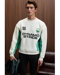 Grimelange - Color Blocked Paneled Crew Sweatshirt - Lyst