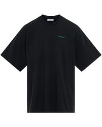 Off-White c/o Virgil Abloh - Moon Tab Oversized Fit T-Shirt Cotton - Lyst