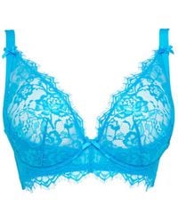 Figleaves - Pulse Lace Plunge Bra - Lyst