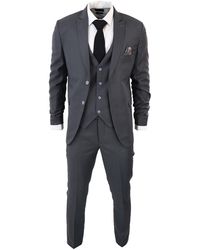 TruClothing - Im1 Classic Plain 3 Piece Suit - Lyst