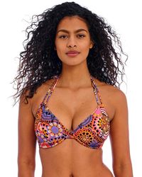 Freya - Santiago Nights Halter Bikini Top - Lyst