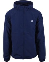Fred Perry - Hooded Shell Jacket French - Lyst