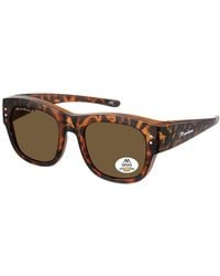 Montana - Square Fit Over Matte Tortoise Polarized Fo7 - Lyst