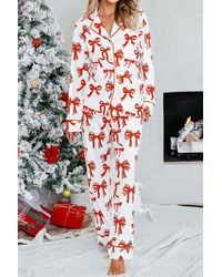 Azura Exchange - Strikprint Pyjama Set - Lyst