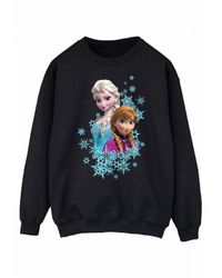 Disney - Ladies Frozen Elsa And Anna Sisters Sweatshirt () - Lyst