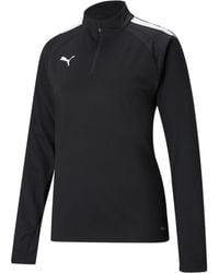 PUMA - Teamliga Quarter Zip Top W Drill - Lyst
