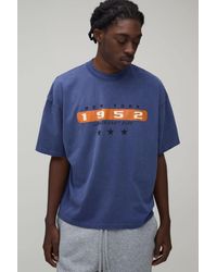 BoohooMAN - Washed Oversized Boxy New York Print T-Shirt - Lyst