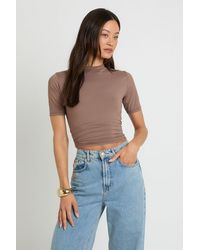 Boohoo - Tall Second Skin Crew Neck Everyday Tee - Lyst