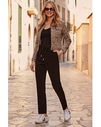 Sosandar - Seam Front Super Soft Joggers - Lyst