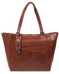 Conkca - 'Monique' Conker Leather Tote Bag - Lyst