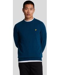 Lyle & Scott - Rundhalspullover Aus Lammwollmischung - Lyst