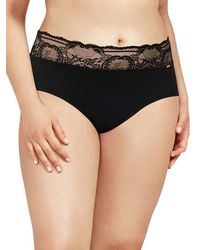 Chantelle - High Waist Lace Period Panty - Lyst