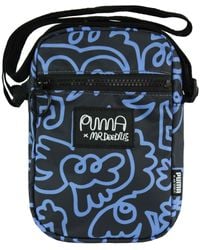 PUMA - X Mr. Doodle Schwarz Tragbare Tasche - Lyst