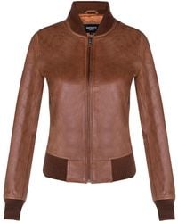 Infinity Leather - Classic Ma-1 Bomber Jacket-Newcastle - Lyst