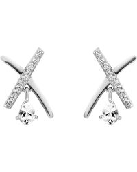 Orphelia - 'Charlotte' 925 Sterling Drop Earrings - Lyst