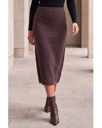 Roman - Petite Knit A-Line Skirt - Lyst