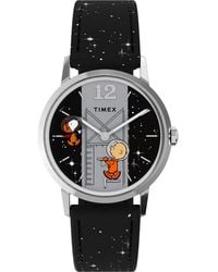 Timex - Peanuts Marlin Space Watch Tw2W89700 Leather - Lyst