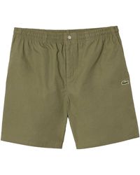 Lacoste - Relaxed Fit Poplin Shorts - Lyst