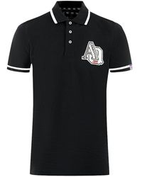 Aquascutum - Aq 1851 Embroidered Tipped Polo Shirt - Lyst
