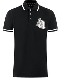 Aquascutum - Aq 1851 Embroidered Tipped Polo Shirt - Lyst