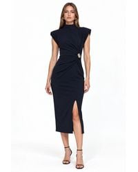 Busem - Half Turtleneck Midi Dress - Lyst