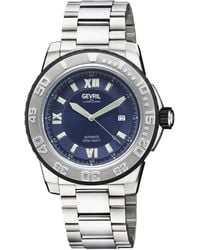 Gevril - Seacloud 316L Stainless Steel Case, Ipyg Bezel, Dial, Two Toned Bracelet Watch - Lyst