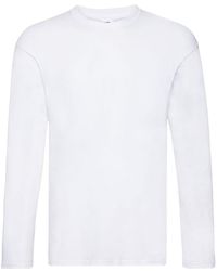 Fruit Of The Loom - R Long-Sleeved T-Shirt Cotton - Lyst
